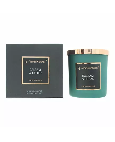 Ароматична свічка Aroma Naturals Balsam & Cedar, 215 г