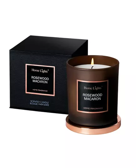Ароматична свічка Home Lights Rosewood & Macaron, 215 г