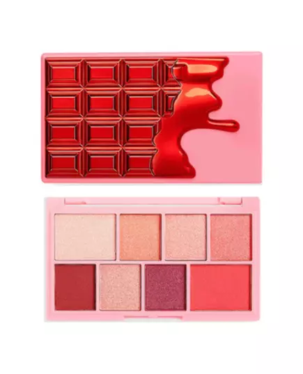 Палетка тіней для повік I Heart Revolution Cherry Mini Chocolate 8 відтінків, 10,2 г