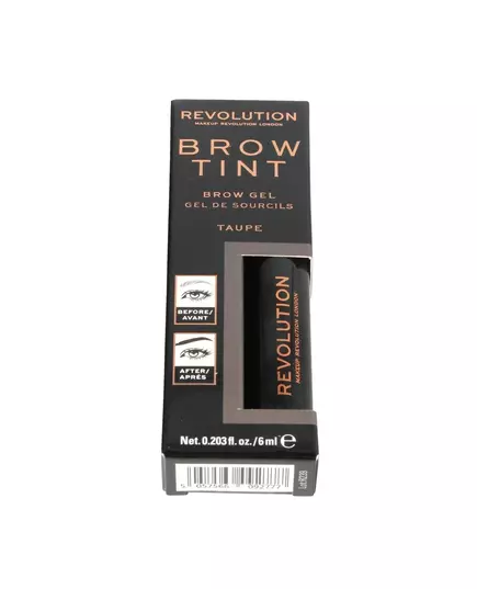 Гель для бровей Makeup Revolution Brow Tint Taupe, 6 мл