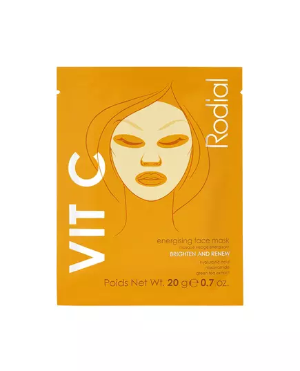 Тканинна маска для обличчя Rodial Vit C Energising, 20 г, зображення 2