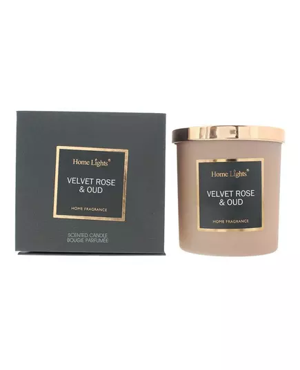 Ароматична свічка Home Lights Velvet Rose & Oud, 215 г