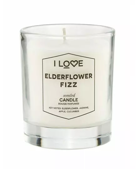 Ароматична свічка I Love Elderflower Fizz Raspberry, 160 г