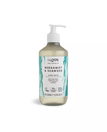 Жидкое мыло для рук I Love Naturals Collection Bergamot & Seaweed, 500 мл