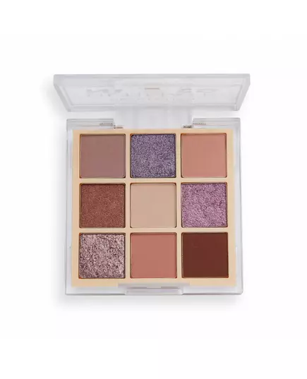 Палетка тіней для повік Revolution Make Up Ultimate Nudes Light, 9 відтінків, 8,1 г, зображення 2