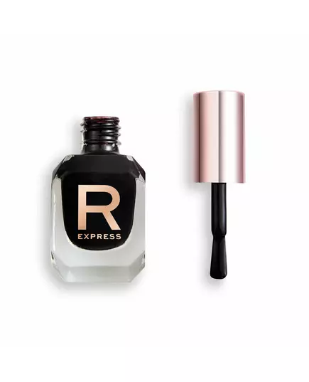 Лак для нігтів Makeup Revolution Express Midnight Black, 10 мл, зображення 2