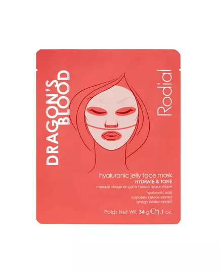 Увлажняющая гидрогелевая маска для лица Rodial Dragon's Blood, 34 г