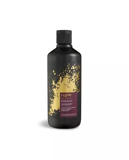 Очищувальний гель для душу I Love Wellness Energy Vegan Orange & Bergamot Для всіх типів шкіри, 500 мл