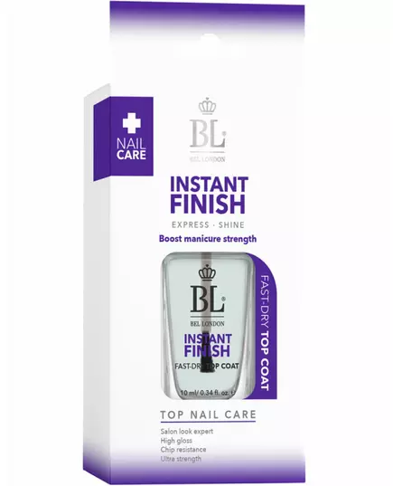 Лак для нігтів Bel London Instant Finish Top Coat, 10 мл, зображення 2