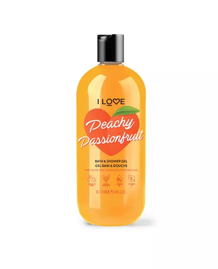 Зволожувальний гель для душу для всіх типів шкіри I Love Peachy Passionfruit, 750 мл