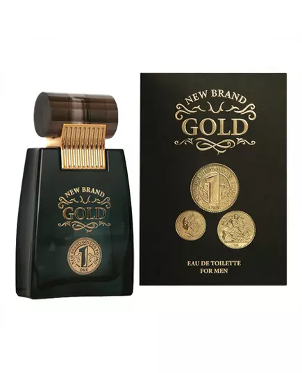Туалетна вода для чоловіків New Brand Gold Ace, 100 мл, зображення 2