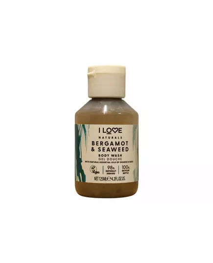 Зволожувальний гель для душу I Love Naturals Collection Bergamot & Seaweed, для всіх типів шкіри, 125 мл
