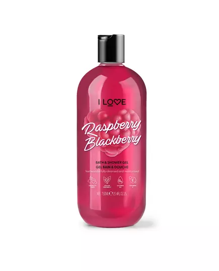 Зволожувальний гель для душу I Love Raspberry & Blackberry Для всіх типів шкіри, 750 мл