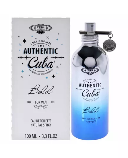 Туалетна вода для чоловіків Cuba Authentic Bold, 100 мл, зображення 2