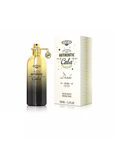 Туалетна вода для чоловіків Cuba Authentic Dark, 100 мл, зображення 2