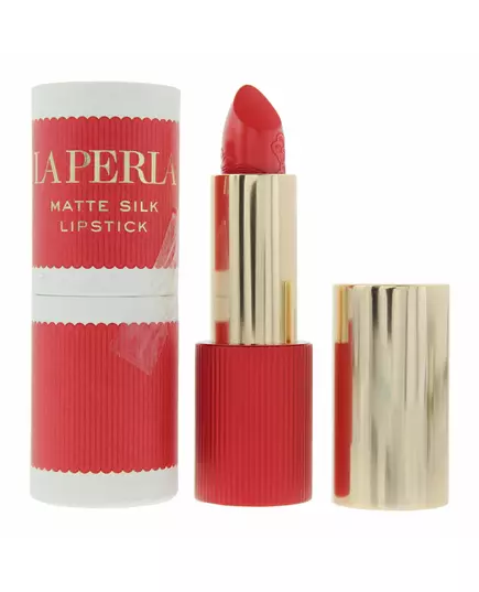 Кремовая матовая губная помада La Perla Matte Silk 103 Coral Red, 3,5 г, изображение 3