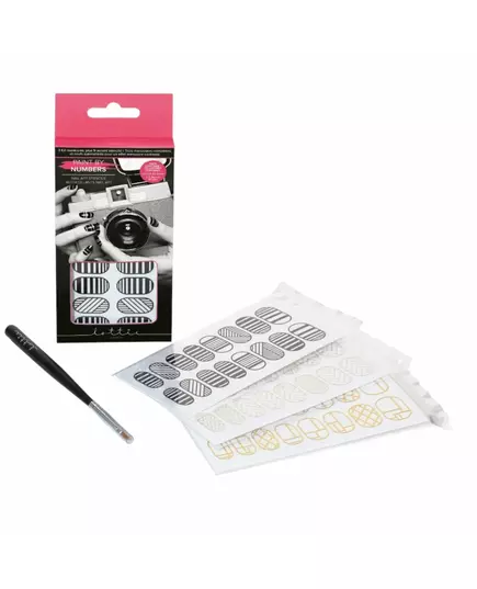 Наліпки для нігтів Lottie London Paint by Numbers, 9 штук