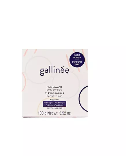 Успокаивающий очищающий брусок для лица и тела Gallinee Microbiome Skincare Без отдушки, 100 г, изображение 2