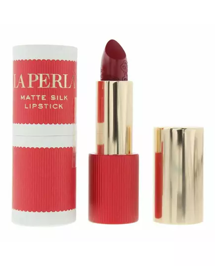 Кремовая матовая губная помада La Perla Matte Silk 107 Cherry Red, 3,5 г, изображение 3