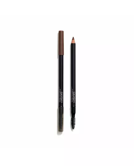 Кремовий олівець для брів зі щіточкою 2-в-1 GOSH 4 Mahogany, 1,2 г