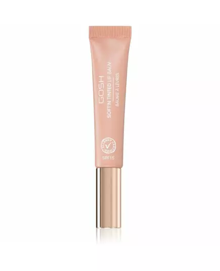 Тонувальний бальзам для губ GOSH Soft'N Tinted № 002 Nougat, 8 мл, зображення 2