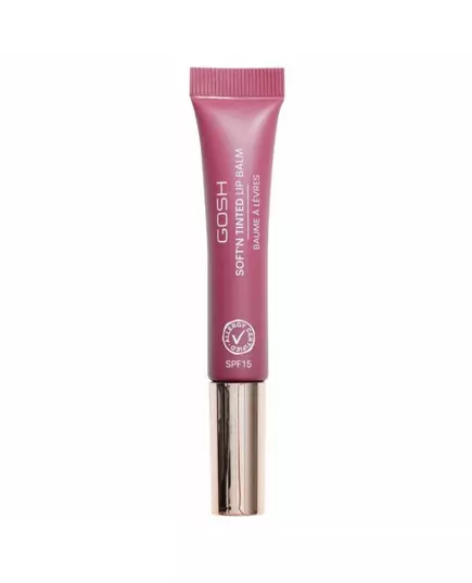 Тонувальний бальзам для губ GOSH Soft'n Tinted Vegan Hydrates 006 Berry, SPF 15, 8 мл, зображення 2