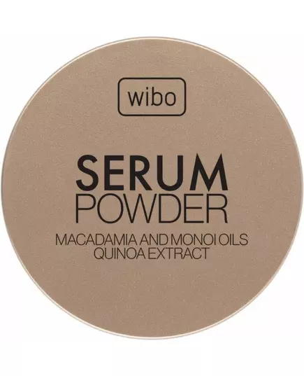 Розсипчаста фіксувальна пудра Wibo Serum Powder Macadamia Quinoa Transparent, 10 г