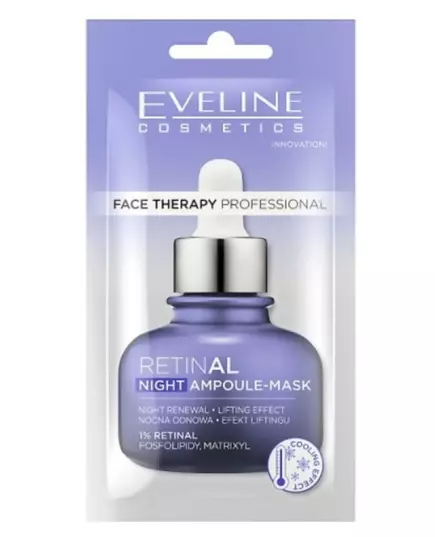 Ночная маска для лица Eveline Cosmetics Therapy Professional Retinal Lifting, 8 мл