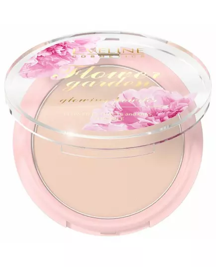 Компактна пудра Eveline Cosmetics Flower Garden Освітлювальна, 8 г