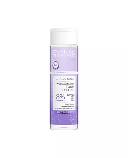 Пілінг-тонік для обличчя Eveline Cosmetics Clean Shot, 200 мл
