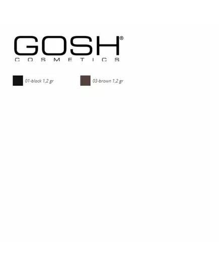 Гелевая подводка-карандаш для глаз GOSH Intense Gel Pencil 03 Brown, 1 мл, изображение 3
