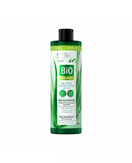 Шампунь для очищения волос Eveline Cosmetics Bio Organic Aloe Anti-Hair Loss, 400 мл
