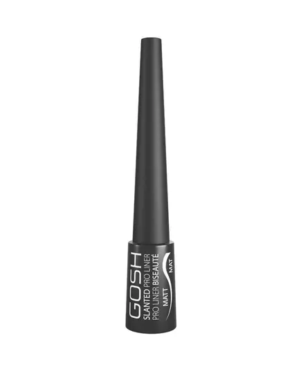 Підводка для очей GOSH SLANTED pro liner #002-matte black, 3 мл