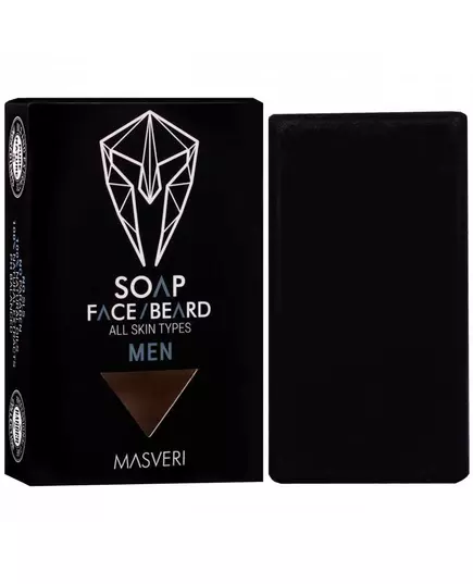 Мыло для очищения лица и бороды Masveri Grooming Soap Bar Paraben-Free, 100 г, изображение 2