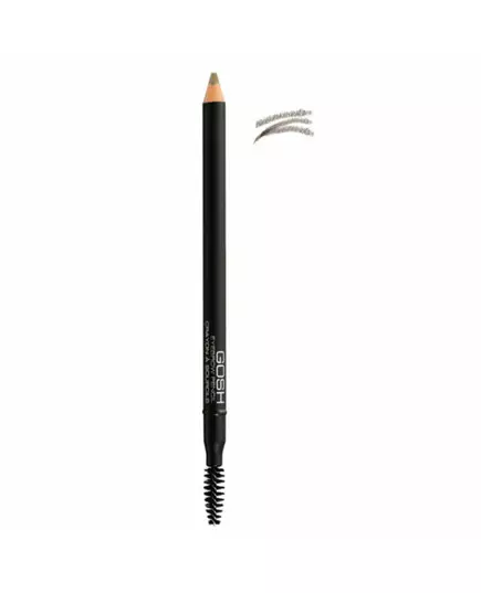 Кремовий олівець для брів зі щіточкою 2-в-1 GOSH Defining Brow 03 Grey Brown, 1,2 г, зображення 2