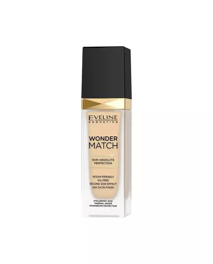 Зволожувальний рідкий тональний крем Eveline Cosmetics Wonder Match Skin Absolute Perfection 05 Light Porcelain, 30 мл