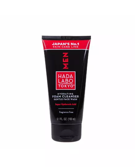 Пенка для умывания Hada Labo Tokyo Men Hyaluronic Acid Eliminates Impurities, 150 мл