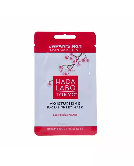 Зволожувальна тканинна маска для обличчя Hada Labo Tokyo Hyaluronic Acid, 20 мл