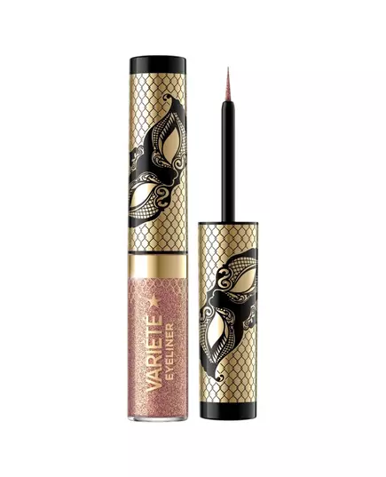Водостійка рідка підводка для очей Eveline Cosmetics Variete 01 Sparkle Gold, 4 мл