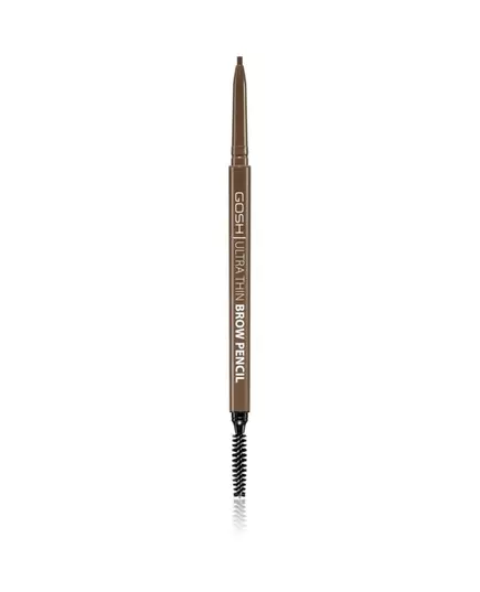 Кремовий олівець для брів зі щіточкою 2-в-1 GOSH Ultra Thin 002 Grey Brown, 0,1 г