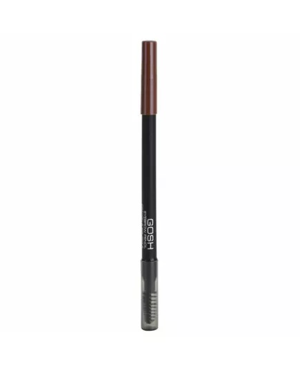 Кремовый карандаш для бровей с щёточкой 2-в-1 GOSH 01 Brown, 1,2 г