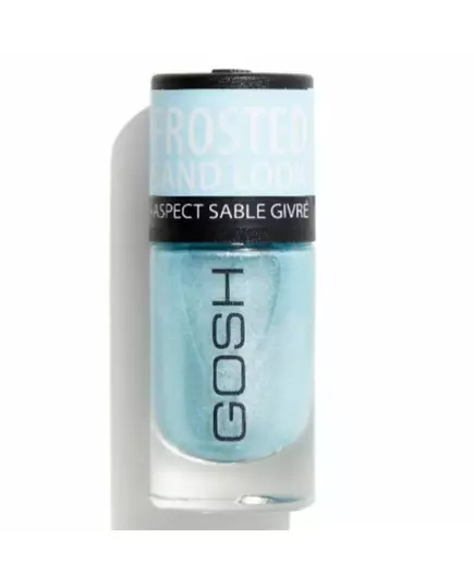 Лак для нігтів GOSH Glittery Matt Finish 06 Frosted Soft Blue, 8 мл