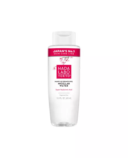 Міцелярна вода для зняття макіяжу Hada Labo Tokyo Hyaluronic Acid Для всіх типів шкіри, 400 мл, зображення 2