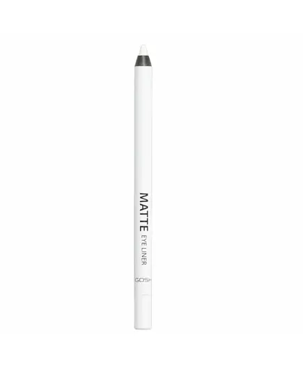 Матовий олівець для очей GOSH Matte Eye Liner 001 Dover White, 1,2 г, зображення 2