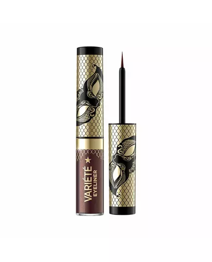 Рідка підводка для очей Eveline Cosmetics Variete 02 Shiny Brown, 4 мл