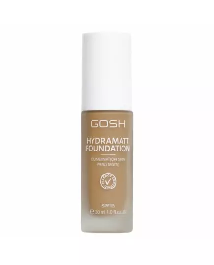 Матова рідка тональна основа GOSH Hydramatt 014Y Dark, SPF15, 30 мл