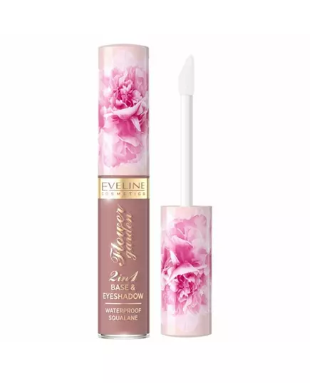 Водостійкі рідкі тіні для повік Eveline Cosmetics Flower Garden 01, 6,5 мл