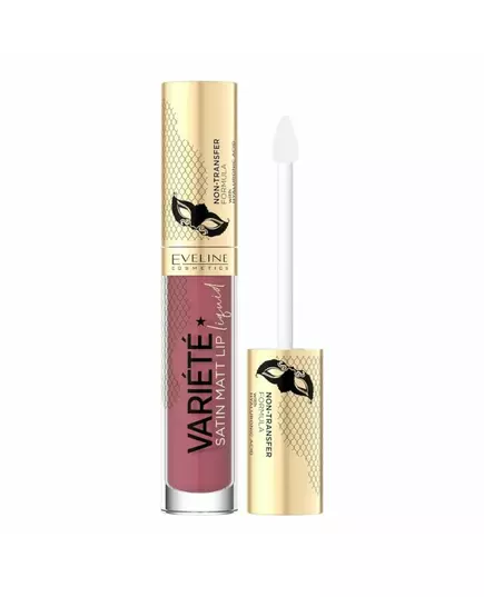 Матова рідка губна помада Eveline Cosmetics Variete 03 Berry Shake, 4,5 мл