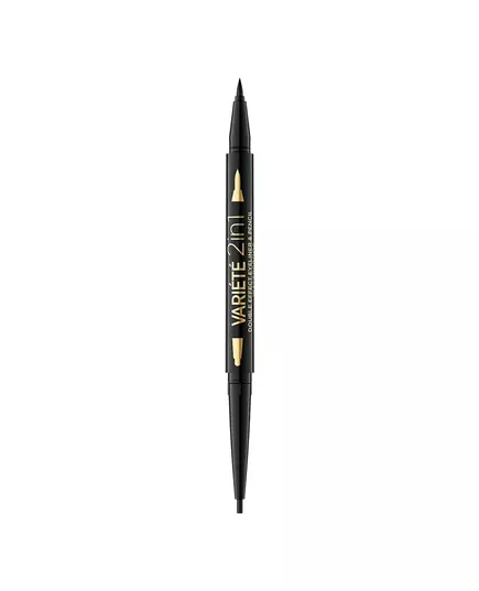 Гелева підводка для очей Eveline Cosmetics Variete Двостороння, Ultra Black