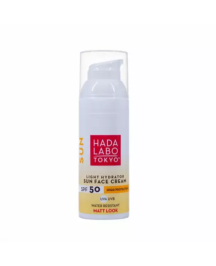 Увлажняющий солнцезащитный крем для лица Hada Labo Tokyo Sun Hyaluronic Acid SPF 50, 50 мл